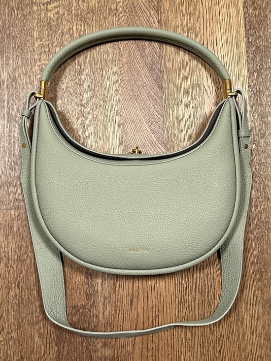 Songmont Handbags - Songmont Luna Leather Crossbody Strap Mint Green Purse Bag